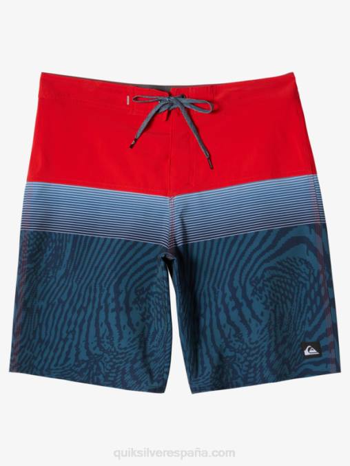 rojo de alto riesgo shorts de playa surfsilk panel 20 D6T4D132 hombres Quiksilver