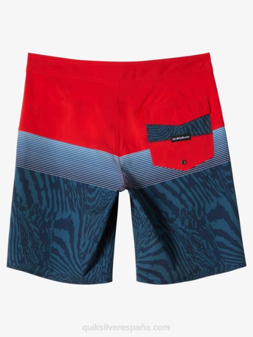 rojo de alto riesgo shorts de playa surfsilk panel 20 D6T4D132 hombres Quiksilver