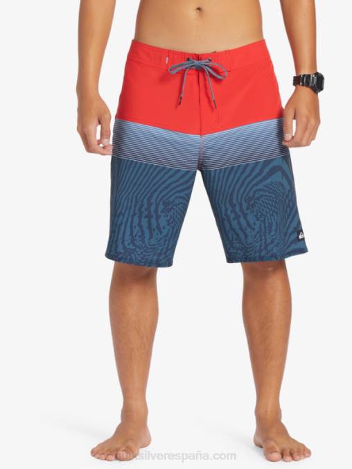 rojo de alto riesgo shorts de playa surfsilk panel 20 D6T4D132 hombres Quiksilver