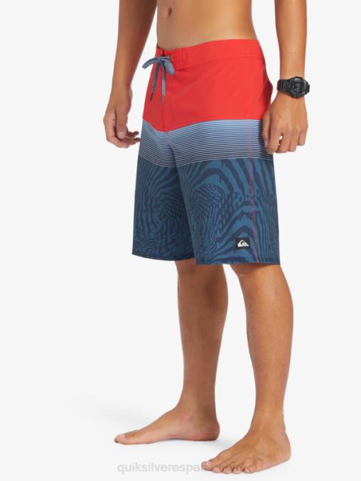rojo de alto riesgo shorts de playa surfsilk panel 20 D6T4D132 hombres Quiksilver