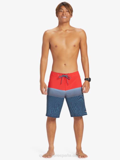 rojo de alto riesgo shorts de playa surfsilk panel 20 D6T4D132 hombres Quiksilver