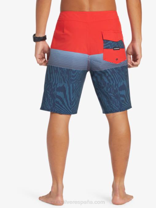 rojo de alto riesgo shorts de playa surfsilk panel 20 D6T4D132 hombres Quiksilver