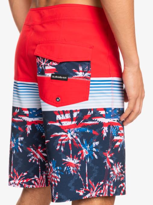 rojo de alto riesgo shorts de playa surfsilk panel 20 D6T4D1459 hombres Quiksilver