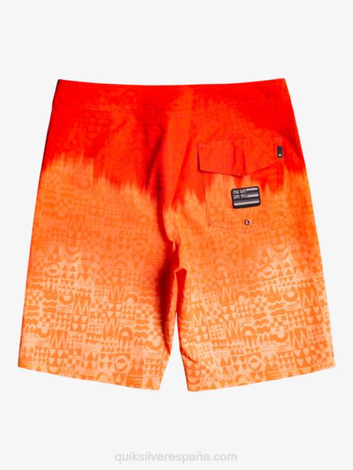 rojo de alto riesgo surfsilk hawaii homegrown faded 20 boardshorts D6T4D1610 hombres Quiksilver