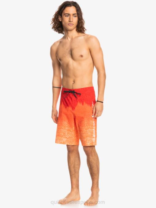 rojo de alto riesgo surfsilk hawaii homegrown faded 20 boardshorts D6T4D1610 hombres Quiksilver