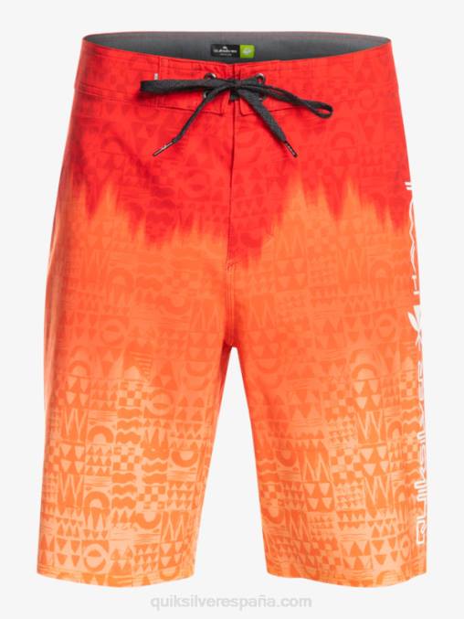 rojo de alto riesgo surfsilk hawaii homegrown faded 20 boardshorts D6T4D1610 hombres Quiksilver