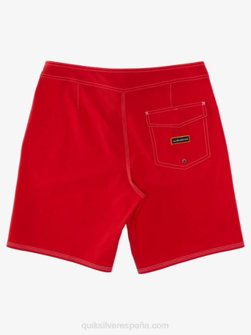rojo de alto riesgo surfsilk mandíbulas 19 boardshorts D6T4D1125 hombres Quiksilver