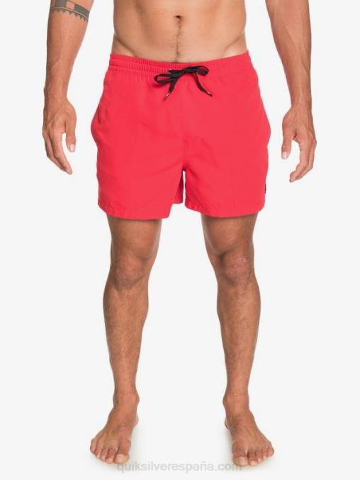 rojo de alto riesgo todos los días 15 voleas D6T4D463 hombres Quiksilver