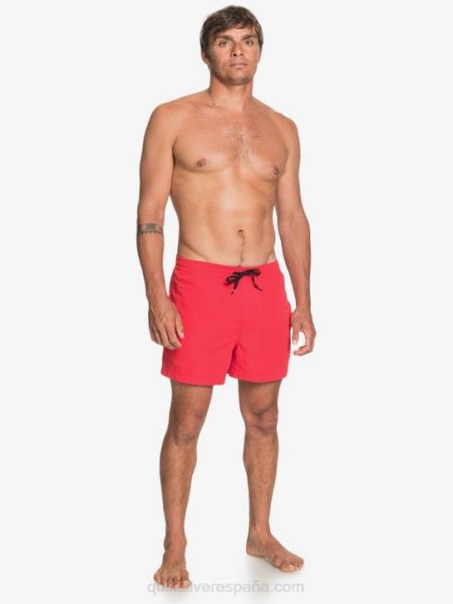 rojo de alto riesgo todos los días 15 voleas D6T4D463 hombres Quiksilver
