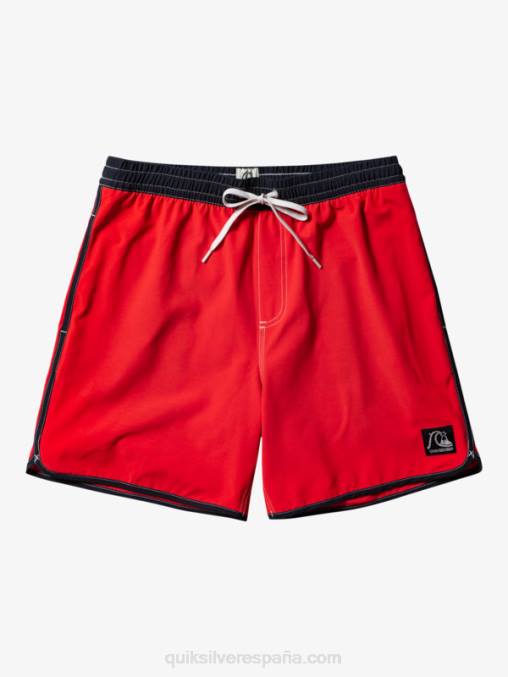 rojo de alto riesgo vieira original 17 voleas D6T4D198 hombres Quiksilver