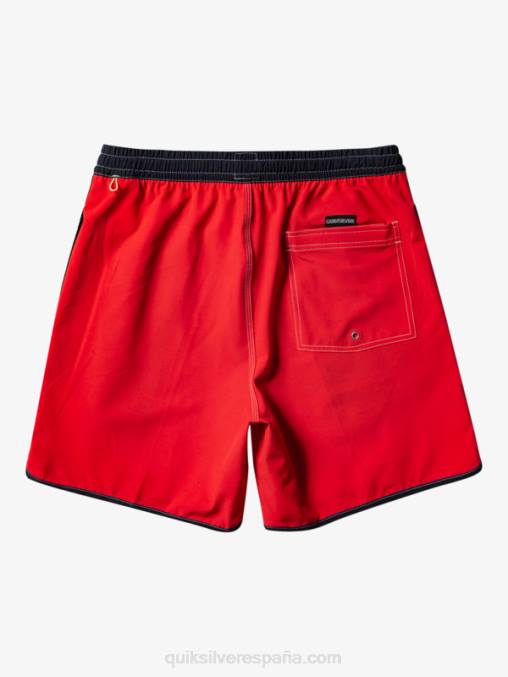rojo de alto riesgo vieira original 17 voleas D6T4D198 hombres Quiksilver