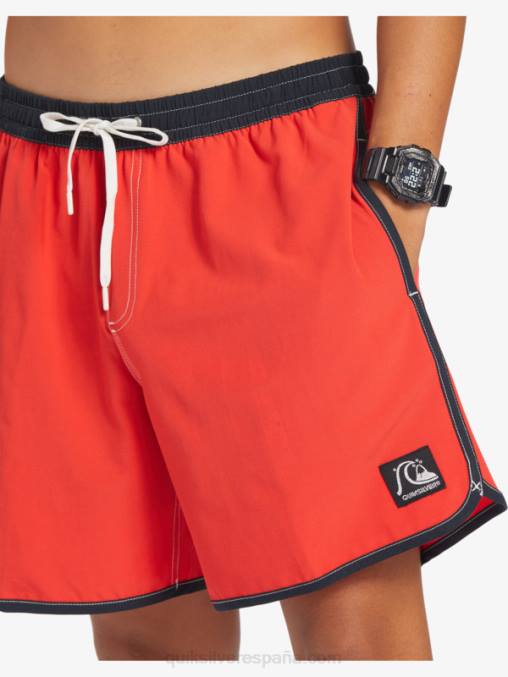 rojo de alto riesgo vieira original 17 voleas D6T4D198 hombres Quiksilver