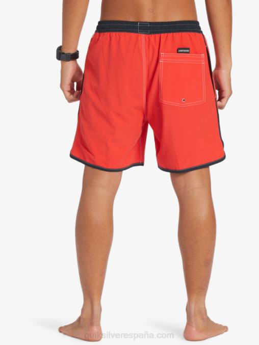 rojo de alto riesgo vieira original 17 voleas D6T4D198 hombres Quiksilver