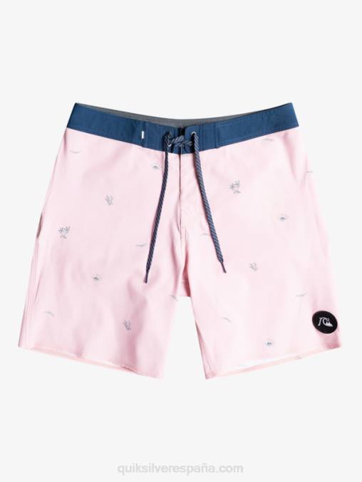 rosa velada shorts de baño surfsilk spaced out 19 D6T4D1813 hombres Quiksilver