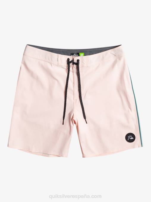 rosa velado surfsilk ribeteado 18 shorts de playa D6T4D1751 hombres Quiksilver