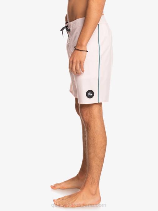 rosa velado surfsilk ribeteado 18 shorts de playa D6T4D1751 hombres Quiksilver