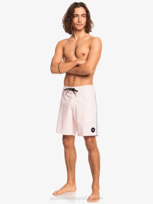 rosa velado surfsilk ribeteado 18 shorts de playa D6T4D1751 hombres Quiksilver