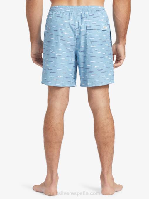 semana de arrastre azul oscuro Waterman arrastre semana 17 voleas D6T4D544 hombres Quiksilver