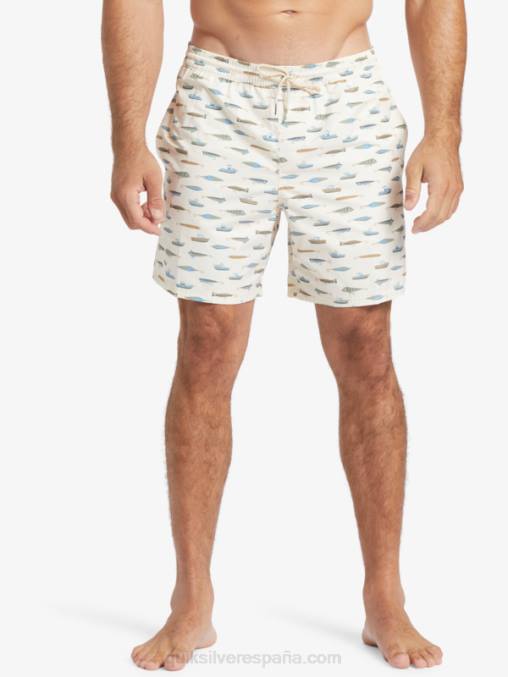 semana de arrastre de té v Waterman arrastre semana 17 voleas D6T4D545 hombres Quiksilver