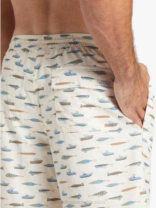 semana de arrastre de té v Waterman arrastre semana 17 voleas D6T4D545 hombres Quiksilver