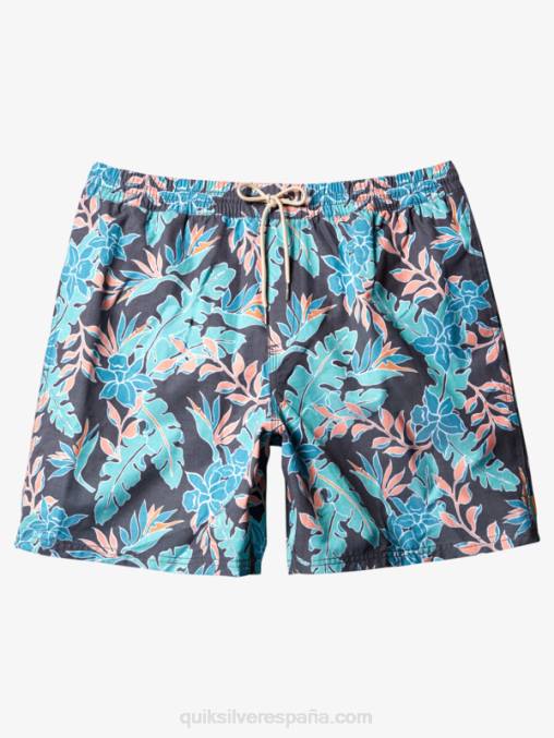 semana perfecta negra Waterman sensación perfecta 17 voleas D6T4D409 hombres Quiksilver