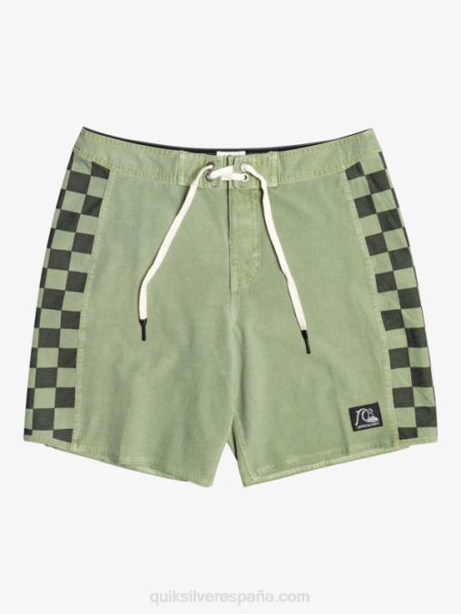 tomillo shorts de playa de cáñamo estirados con arco original lavado 18 D6T4D1672 hombres Quiksilver