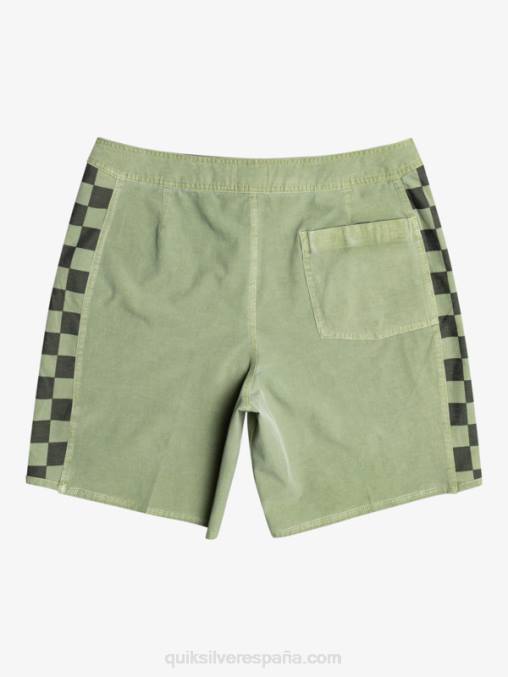 tomillo shorts de playa de cáñamo estirados con arco original lavado 18 D6T4D1672 hombres Quiksilver