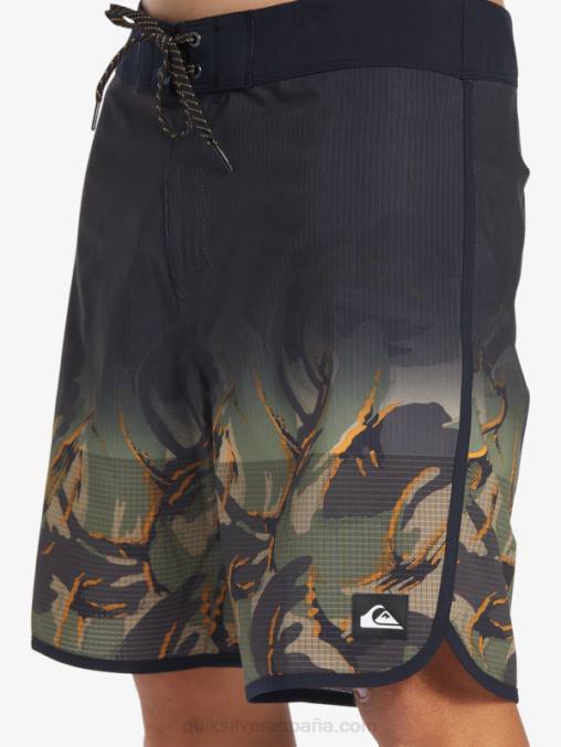 trébol de cuatro hojas shorts de playa highlite festoneado 19 D6T4D25 hombres Quiksilver