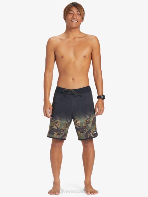 trébol de cuatro hojas shorts de playa highlite festoneado 19 D6T4D25 hombres Quiksilver