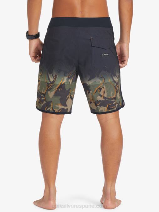 trébol de cuatro hojas shorts de playa highlite festoneado 19 D6T4D25 hombres Quiksilver