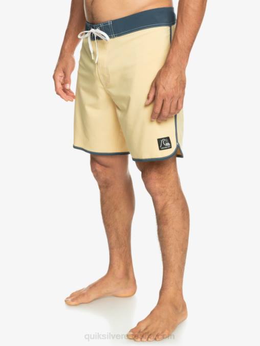 trigo shorts de playa originales festoneados 18 D6T4D94 hombres Quiksilver
