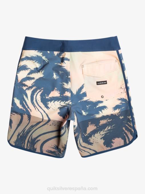 turquesa pastel shorts de playa highlite festoneado 19 D6T4D18 hombres Quiksilver