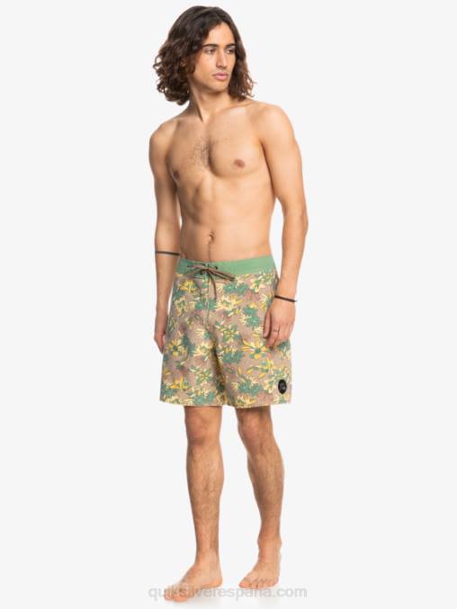 vara de oro shorts de playa surfsilk lavados 18 D6T4D1754 hombres Quiksilver