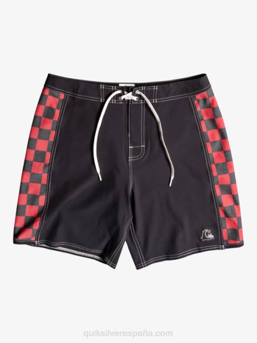 vino rubí shorts de playa arco 18 originales D6T4D1734 hombres Quiksilver