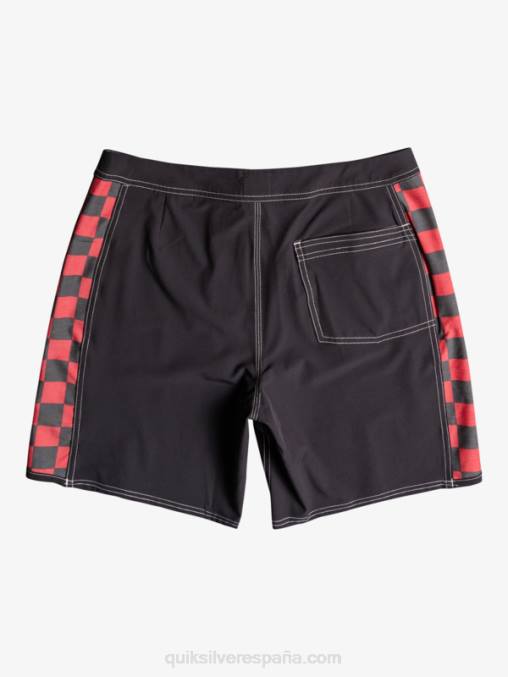 vino rubí shorts de playa arco 18 originales D6T4D1734 hombres Quiksilver