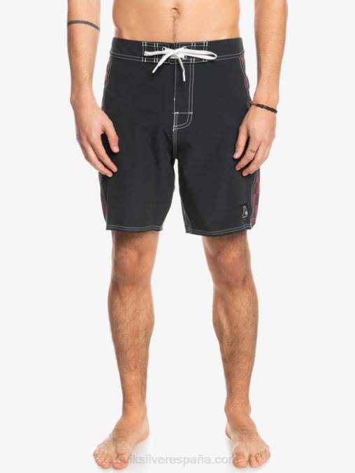 vino rubí shorts de playa arco 18 originales D6T4D1734 hombres Quiksilver