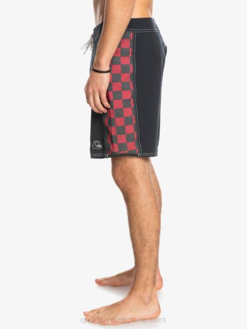 vino rubí shorts de playa arco 18 originales D6T4D1734 hombres Quiksilver