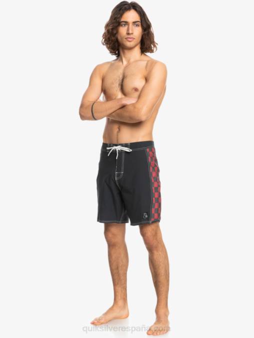 vino rubí shorts de playa arco 18 originales D6T4D1734 hombres Quiksilver
