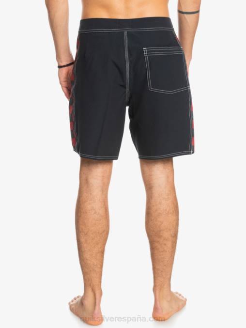 vino rubí shorts de playa arco 18 originales D6T4D1734 hombres Quiksilver
