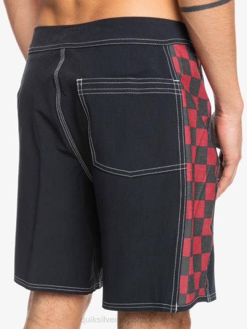 vino rubí shorts de playa arco 18 originales D6T4D1734 hombres Quiksilver