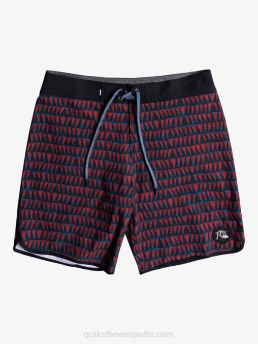 vino rubí shorts de playa surfsilk hawaii scallop 19 D6T4D1322 hombres Quiksilver