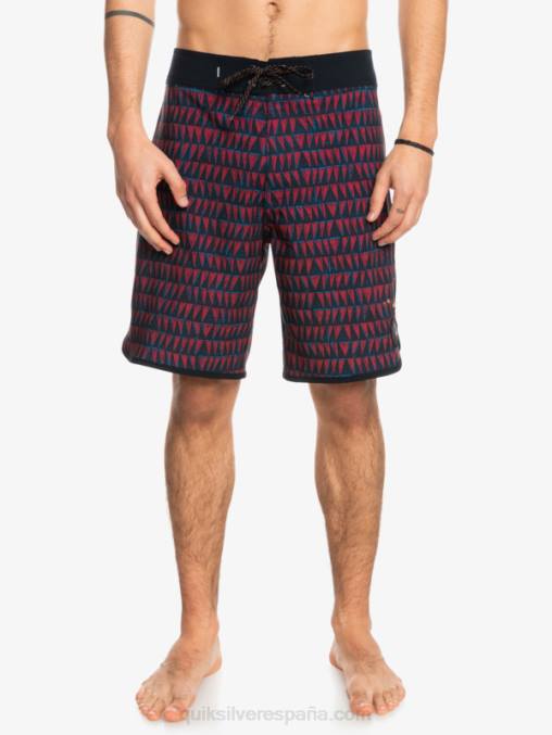 vino rubí shorts de playa surfsilk hawaii scallop 19 D6T4D1322 hombres Quiksilver