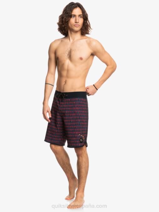 vino rubí shorts de playa surfsilk hawaii scallop 19 D6T4D1322 hombres Quiksilver