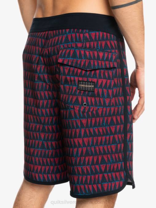 vino rubí shorts de playa surfsilk hawaii scallop 19 D6T4D1322 hombres Quiksilver