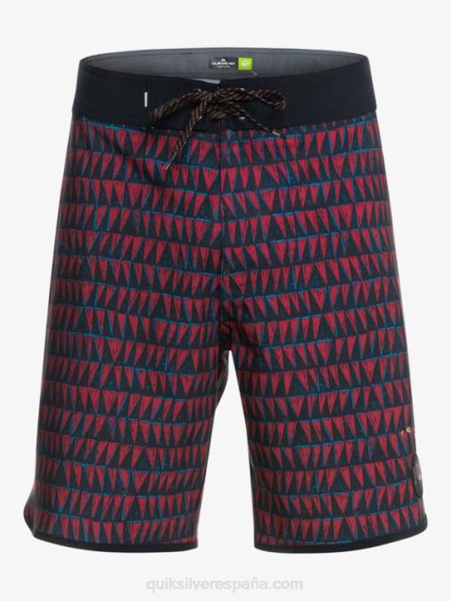 vino rubí shorts de playa surfsilk hawaii scallop 19 D6T4D1322 hombres Quiksilver
