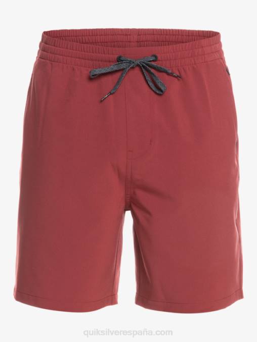 vino rubí shorts elásticos ocean 18 anfibios D6T4D350 hombres Quiksilver