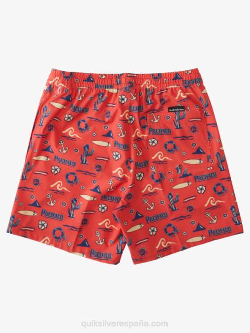 volea quiksilver pacifico rojo 17 voleas D6T4D1764 hombres Quiksilver x Pacifico