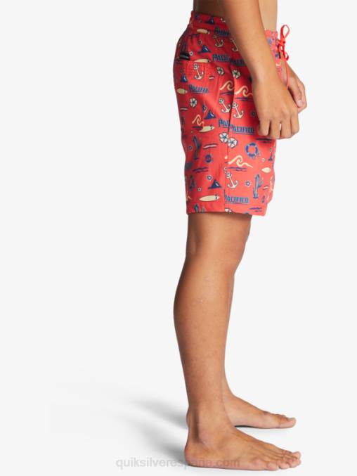 volea quiksilver pacifico rojo 17 voleas D6T4D1764 hombres Quiksilver x Pacifico
