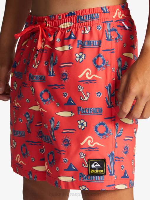 volea quiksilver pacifico rojo 17 voleas D6T4D1764 hombres Quiksilver x Pacifico