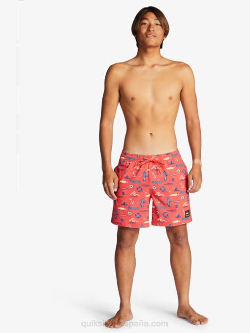 volea quiksilver pacifico rojo 17 voleas D6T4D1764 hombres Quiksilver x Pacifico